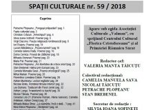 Revista “Spații culturale” – nr. 59
