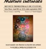 Revista “Mărturii culturale” nr. 3/2018