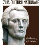 ZIUA CULTURII NAȚIONALE – 15 IANUARIE 2020