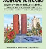 REVISTA “MĂRTURII CULTURALE”, nr. 16/2019