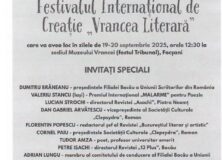 FESTIVALUL INTERNAȚIONAL DE CREAȚIE „VRANCEA LITERARĂ”